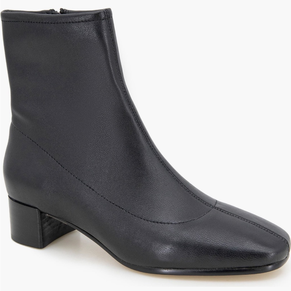 👢SPLENDID soft glove-tanned leather Betty Bootie/ankle boot medium heel ERMINE - Picture 16 of 16